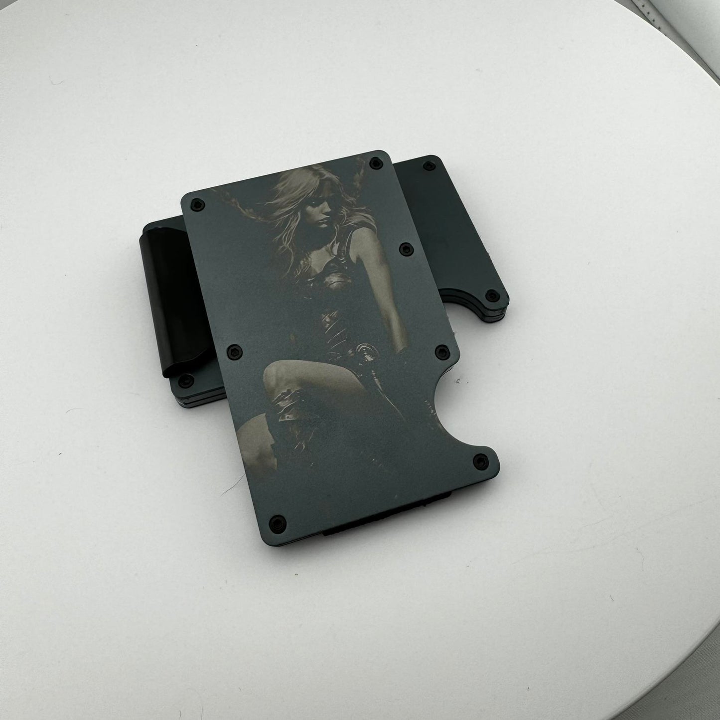 Woman with Wings RFID Wallet with Money Clip