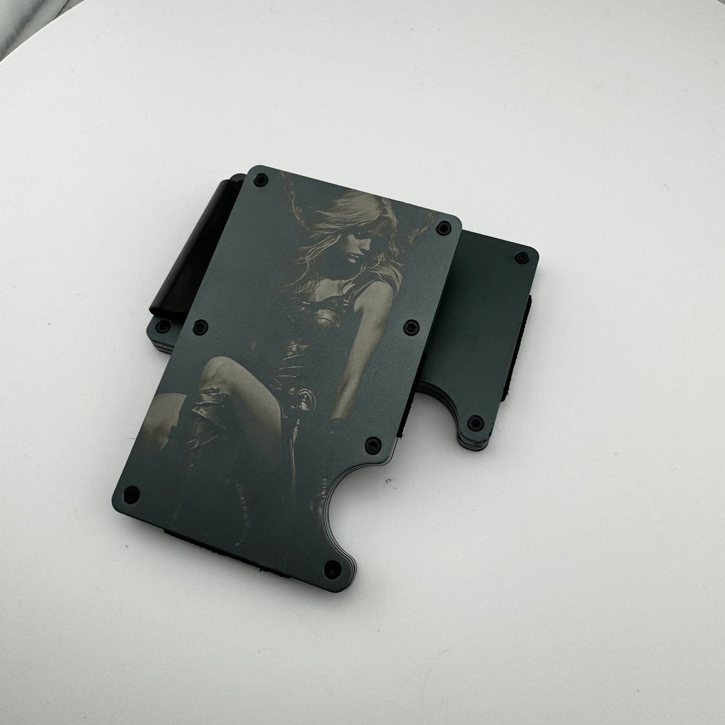 Woman with Wings RFID Wallet with Money Clip