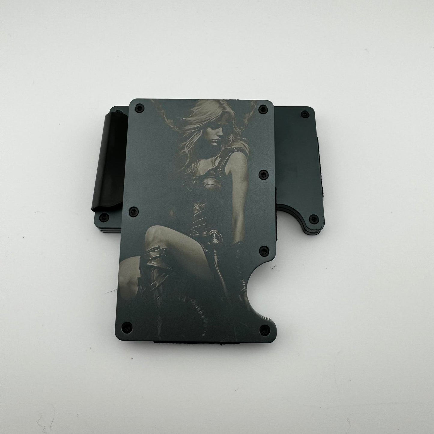 Woman with Wings RFID Wallet with Money Clip