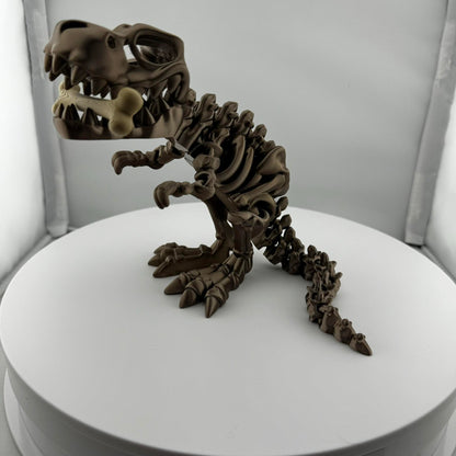 Articulating "Rose Gold" Trex Skeleton