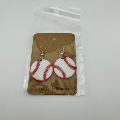 Baseball Earrings