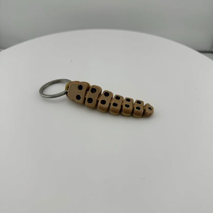 Articulating Rattle Snake Keychain