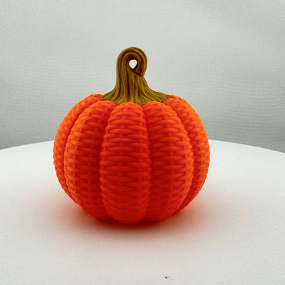 Weave Pattern Pumpkin Decor