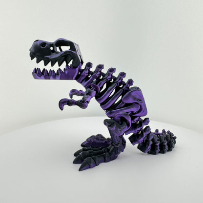 Articulating "Purple/Black" Trex Skeleton