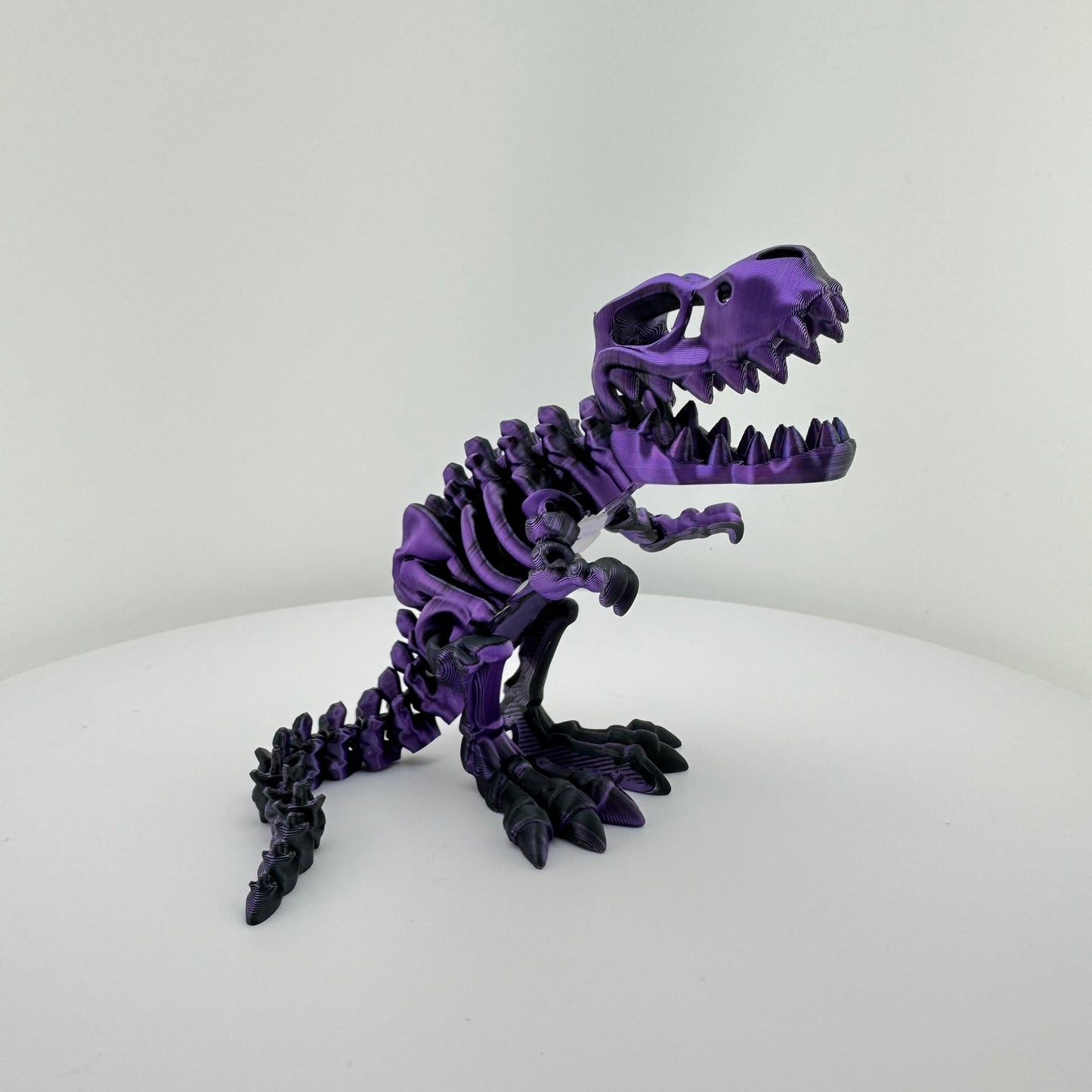 Articulating "Purple/Black" Trex Skeleton