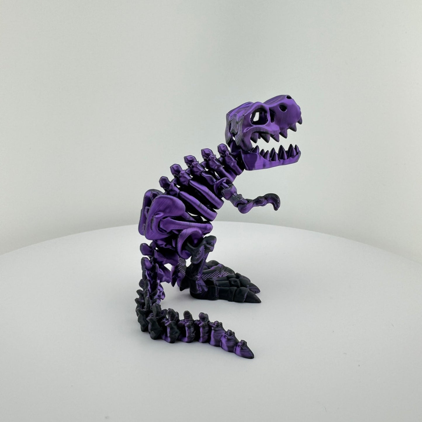 Articulating "Purple/Black" Trex Skeleton