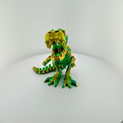 Articulating "Green/Yellow" Trex Skeleton