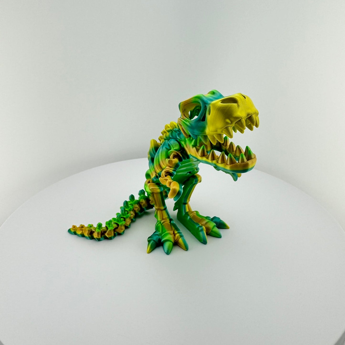 Articulating "Green/Yellow" Trex Skeleton