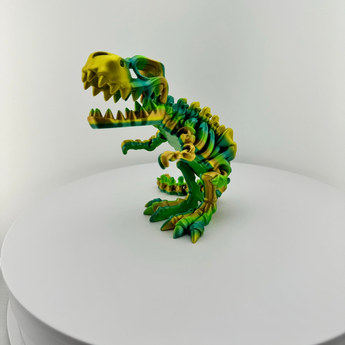 Articulating "Green/Yellow" Trex Skeleton