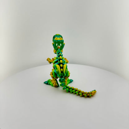 Articulating "Green/Yellow" Trex Skeleton