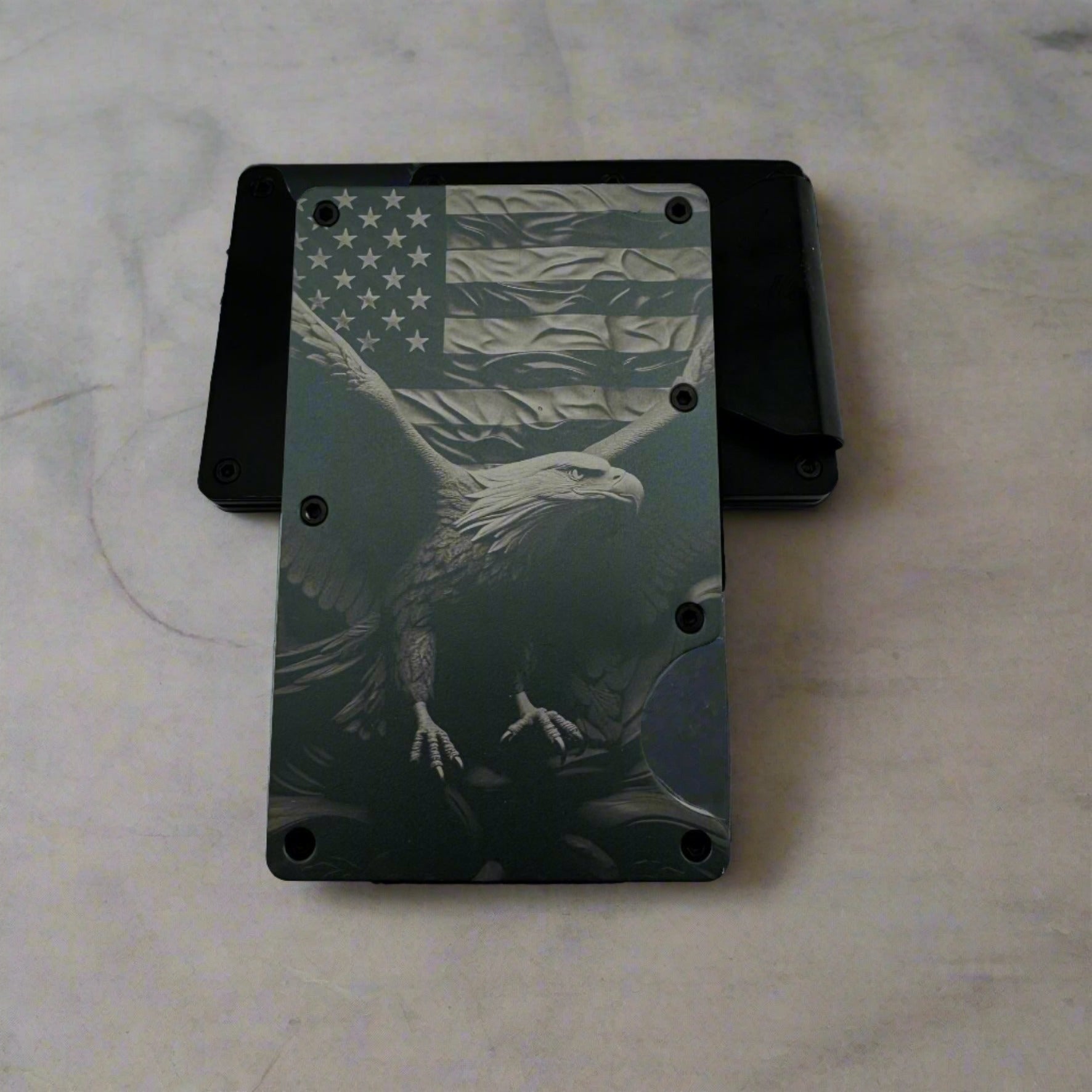 Eagle Metal RFID Wallet with Money Clip – Strafe Designs