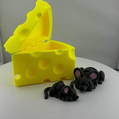 Articulated Mice with Cheese Box