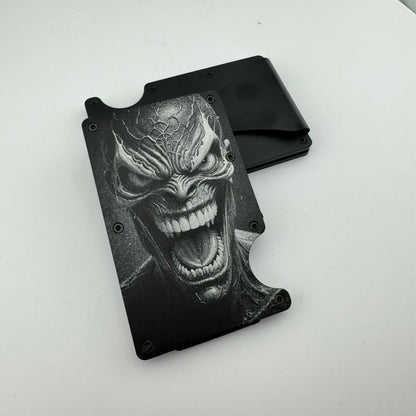 Venom Face RFID Wallet with Money Clip